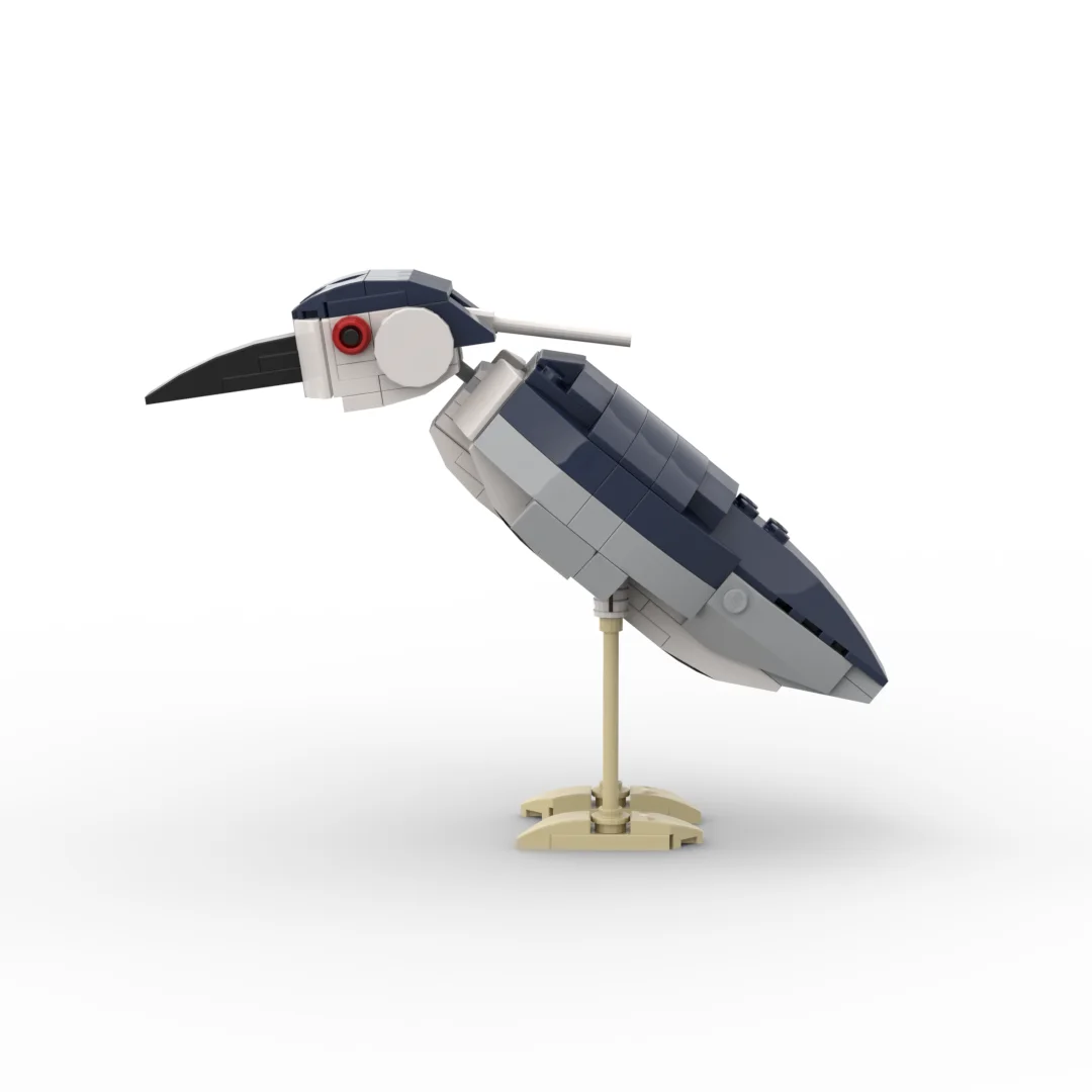 시뮬레이션 조류 빌딩 블록 모델 어린이 장난감 원래 디자인 플라스틱 3D 퍼즐 MOC 벽돌 키트 어린이를위한 장난감