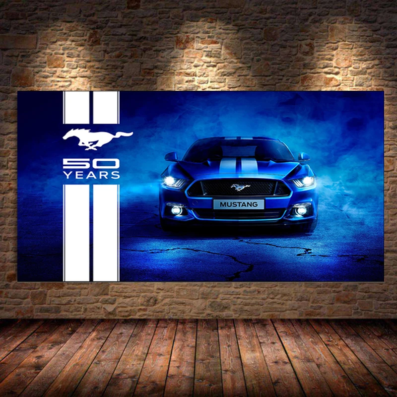 Ford Mustang Racing Car 5D DIY Diamond paintings Art embroidery Home Decor Rhinestone Diamond Mosaic Square Round Drill