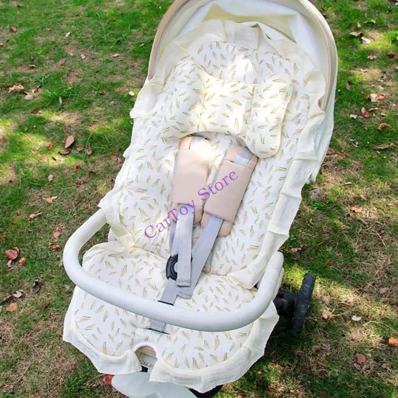 مجموعة من 1 وسادة مسند للرأس مصنوعة من القطن والدانتيل سهلة الاستخدام، استمتع بالراحة على مدار العام