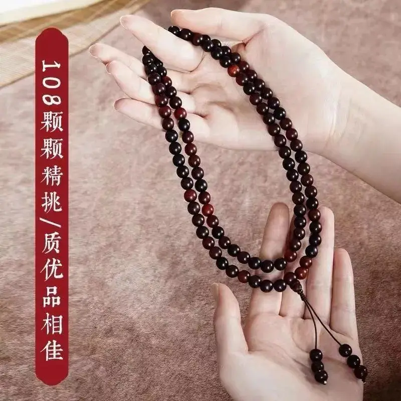 Natural Yak Horn , 108 , High-Density, Unisex, Tibetan-Style Prayer Beads Bracelet