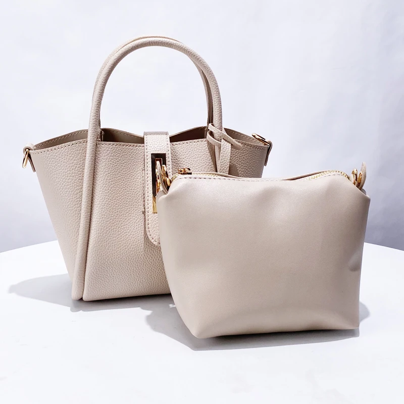 Torba kompozytowa Tote dla kobiet luksusowa designerska torebka torebka 2024 nowość w modnych szalikach dekoracja z zamkiem panie na ramię Crossbody