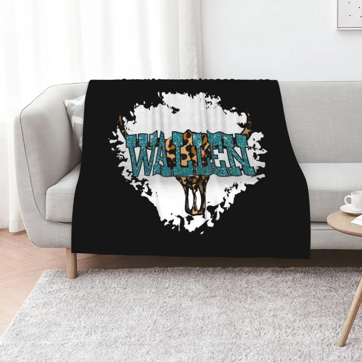 Wallen Bullhead Western Country Music Wallen Hardy Throw Blanket blankets and throws Moving Polar Hairys Nap Summer Blankets