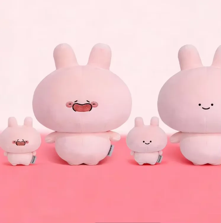 Youyou Asamimichan Rabbit Comfortable Soft Pink Cute Healing Doll Home Decor Holiday Gift For Women