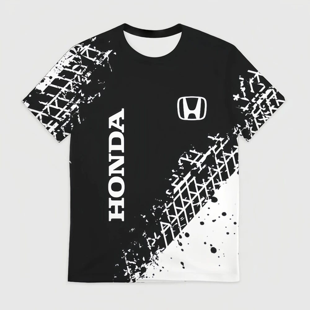 

Honda's New Fashionable Short Sleeved T-Shirt For Men And Women Riding Motorcycles In Summer Quick Drying O-Neck Casual Shirt