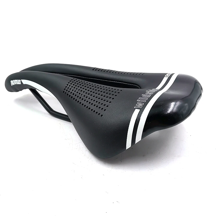 سرج دراجة Wildside vtt mtb سرج دراجة الطريق الجبلية للرجال من الجلد لسباق الدراجات مقعد حصيرة ملحقات جزء لسرج معزز TT #2