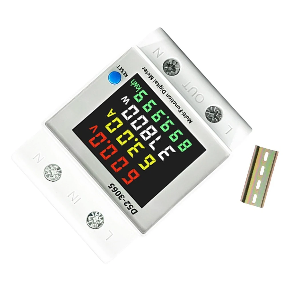 DC Digital Meter for Solar PV Battery Management RV Power Monitoring 14.00-600.0V 0.00-63.00A Real Time Readings