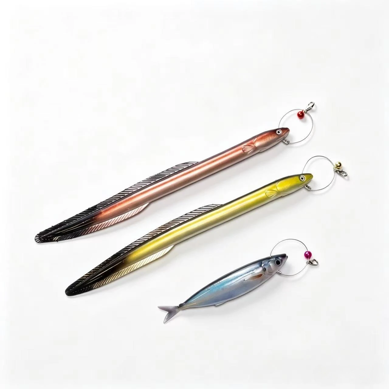 Simulation Fish Pet Toy Accessories for Cat Teasing Stick Small Fish Replacement Head Cat Toy