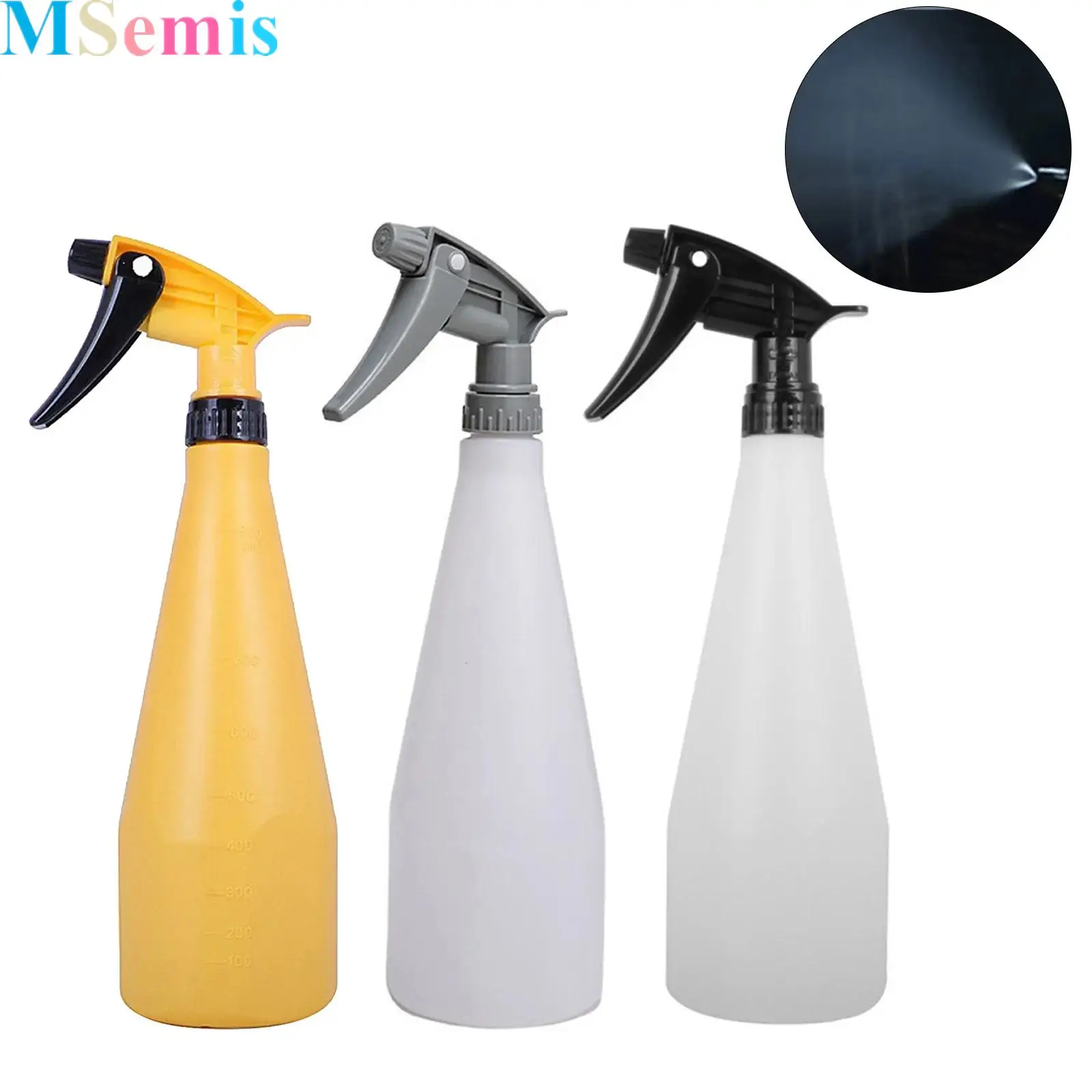 

1Pcs Acid Alkali Resistant Spray Bottle Car Cleaning Supplies 800ml Professional Empty Spray Bottles