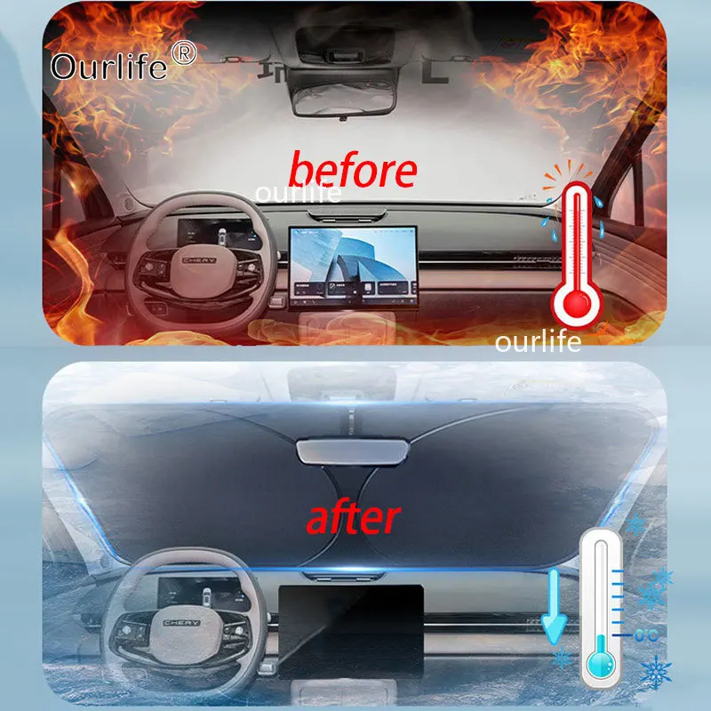 For Omoda 7 C7 2026 2027 Car Sunshades UV Protection Curtain Sun Shade Visor