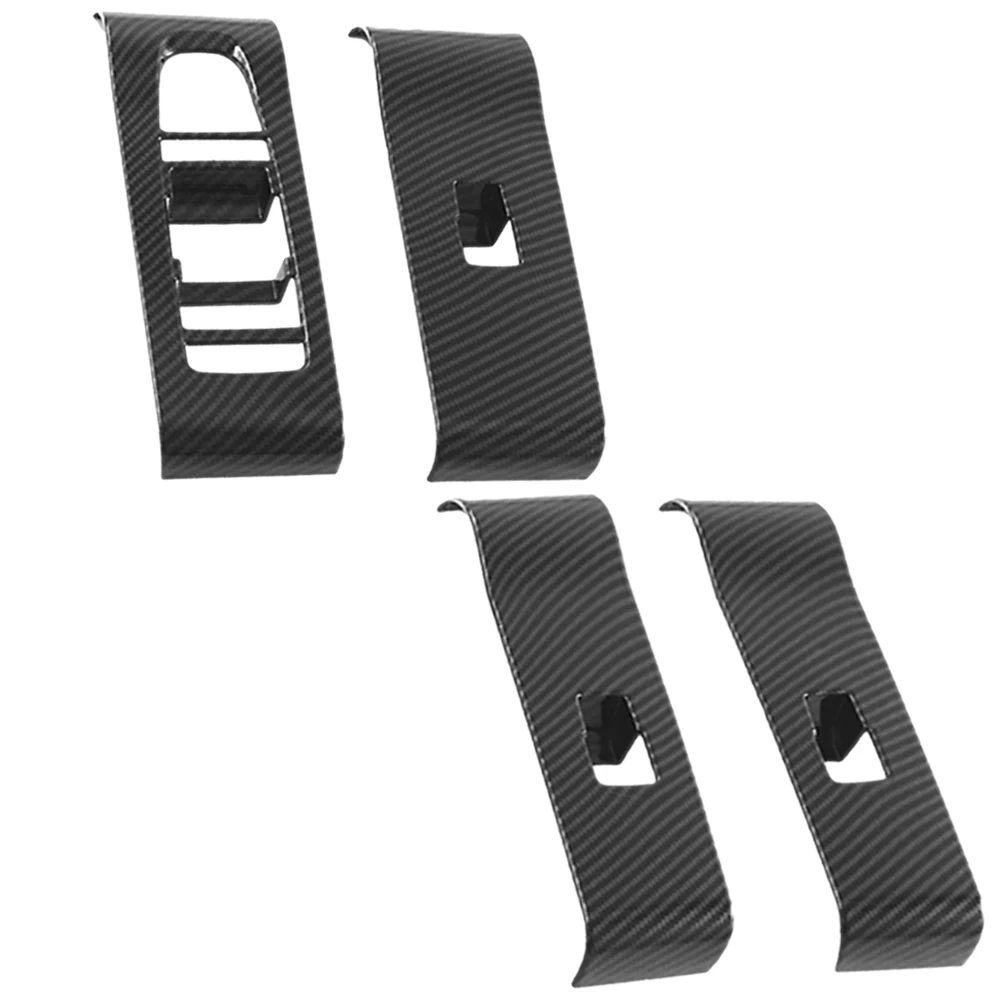 Car Window Regulator Panel Sticker Frame Trim Cover for BYD Atto 3 Yuan Plus 2022 2023 Car Accessories