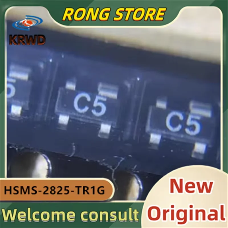 

10PCS C5 New and Original Chip IC SOT-143 HSMS-2825-TR1G HSMS-2825 2825