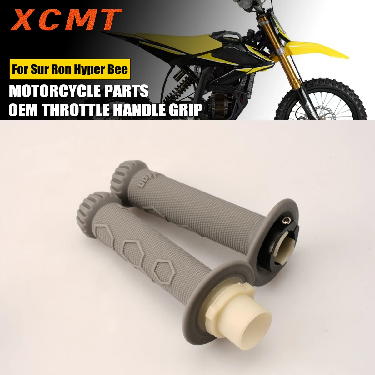 Electric Motorcycle Rubber Throttle Accelerator Handle Grip Original Version For Sur-ron SURRON Hyper Bee Dirt Bike