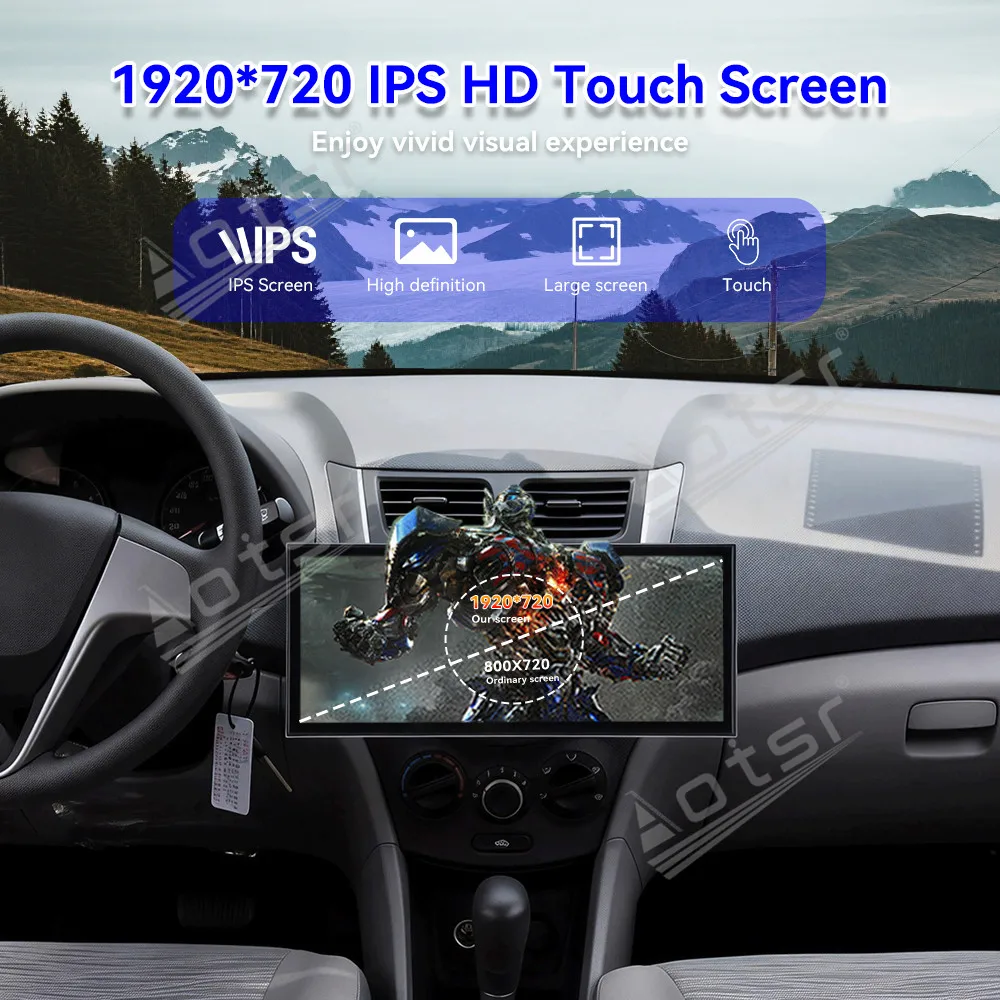 

15,8-дюймовый сенсорный экран автомобильной магнитолы с GPS-навигацией и мультимедиа для Hyundai Verna 2011-2016, поддержка CarPlay и Android Auto