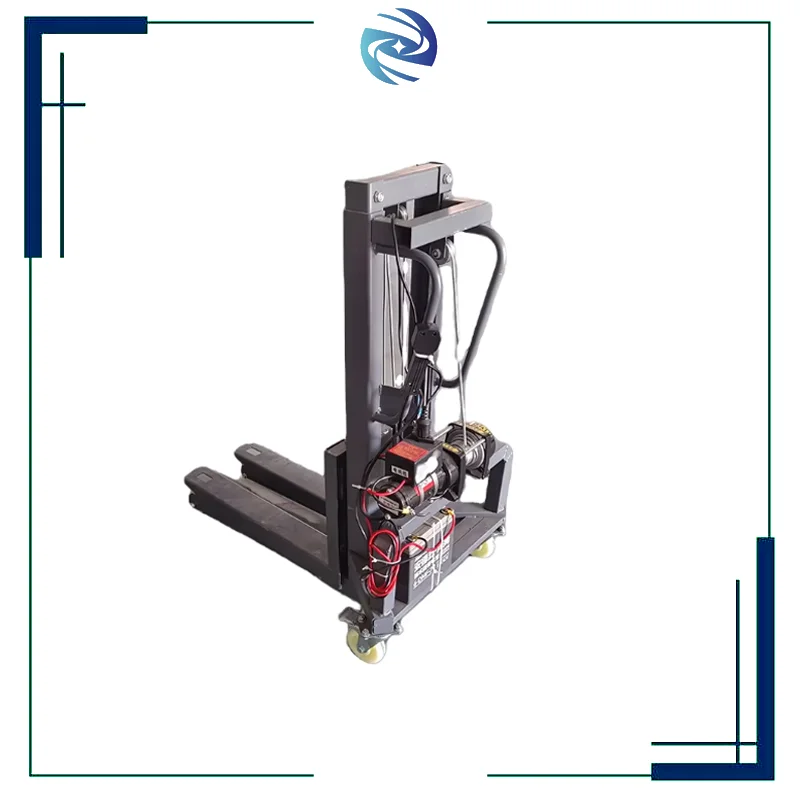 

Portable 300 Kg 1.5 M Electric Forklift With Widened Forks Stage Lighting Sound Lift Movable Detachable Small Electric Forklifts