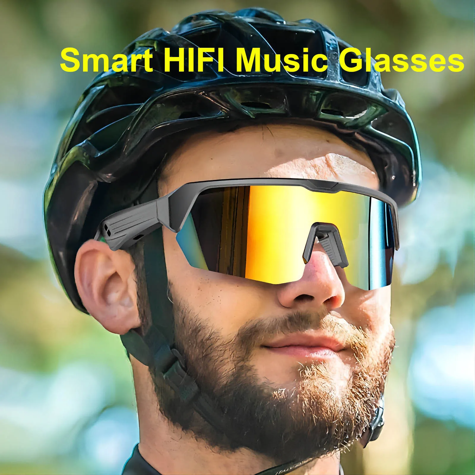 Smart Fashion Music Glasses Headset Wireless 5.3 Version with HIFI Music Sound Audio Quality UV400 Sunglasses