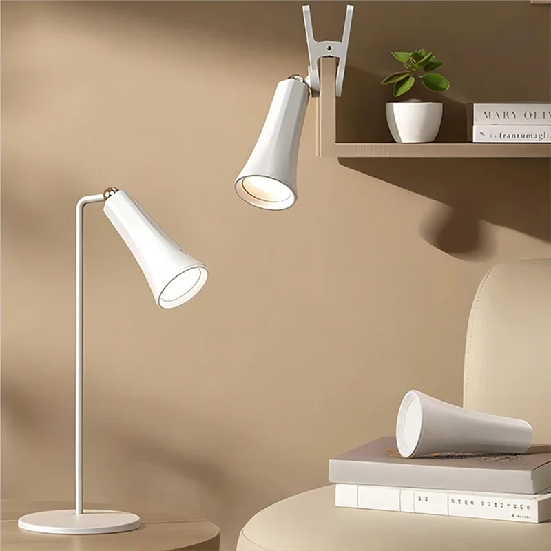 

Ночник для чтения и учебы, защита глаз, перезаряжаемая сенсорная настольная лампа, 3 режима, регулируемый мягкий свет, лампа для спальни-B61B