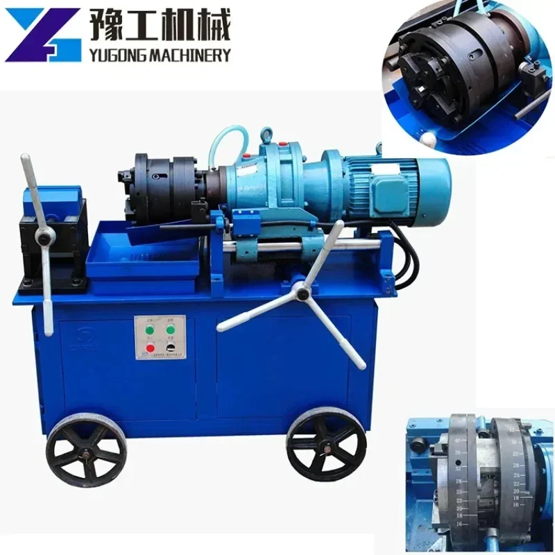 Structure Rebar Thread Rolling Machine Stud Manufacturing Machine Stud Rod Screw Thread Making Machine