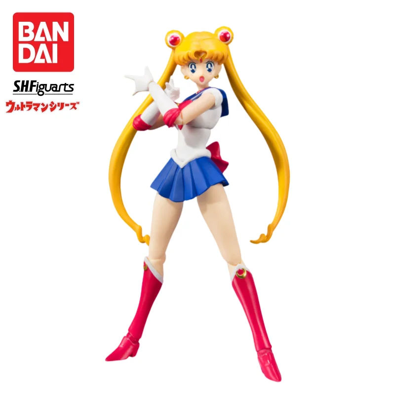 

В наличии Bandai S H Figuarts, оригинальная модель Сейлор Мун Цукино Усаги, кукла, новая фигурка в штучной упаковке, персонажи аниме, гараж