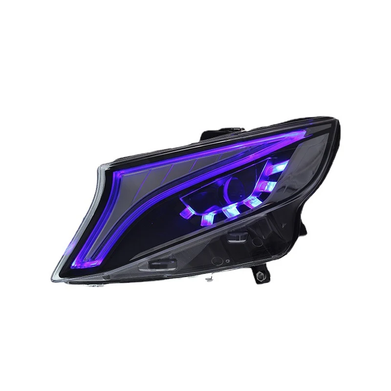 

Передняя лампа для Benz Vito W447 Head Light 2016-2021 Светодиодная фара V260 Светодиодная DRL Светодиодная линза проектора ближнего света Автоаксессуары