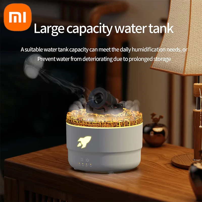 Xiaomi Volcanic Crack Light Artillery Air Humidifier Aromatherapy Diffuser for Home Desktop Spray Electric Aroma Diffuser