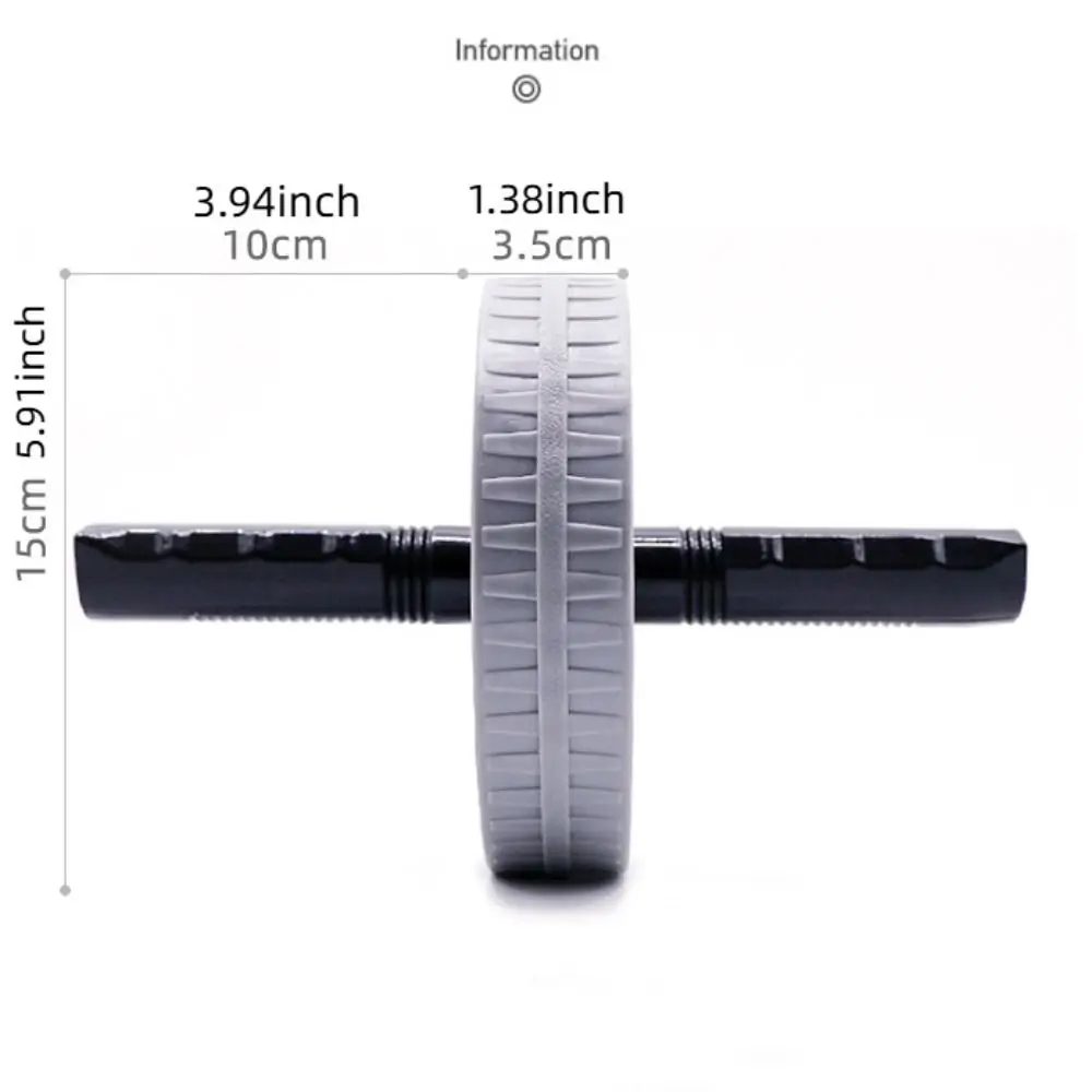 

Strong Load Bearing Abdominal Workout Roller Single Wheel Non-slip AB Roller Thicken No Noise Abdominal Exercise Wheel