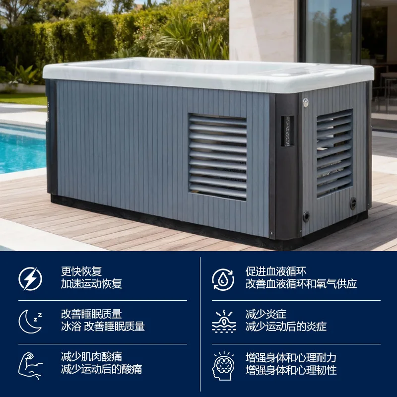 Factory custom cold water bathtub acrylic material sports health rehabilitation equipment trade for SPA bathtub