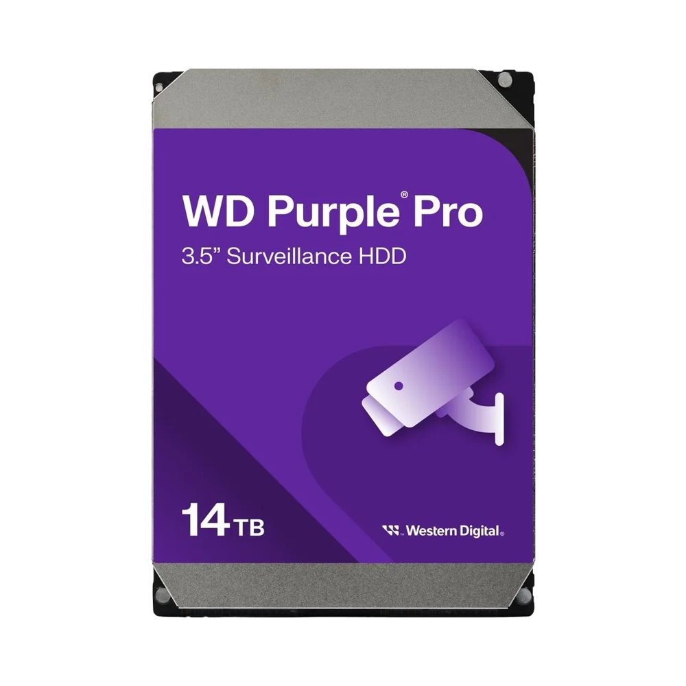 Popular Hot sell WD 14TB WD Purple Pro Internal Hard Drive SATA 6 Gb/s 512 MB Cache 3.5\