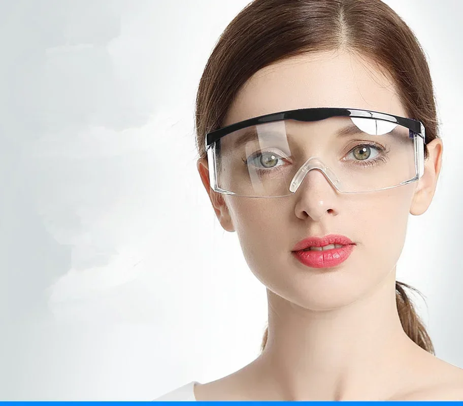 

T Goggles Safety Glasses Lab Eye Protection Protective Eyewear Clear Lens Workplace Safety Goggles Anti-dust Supplies
