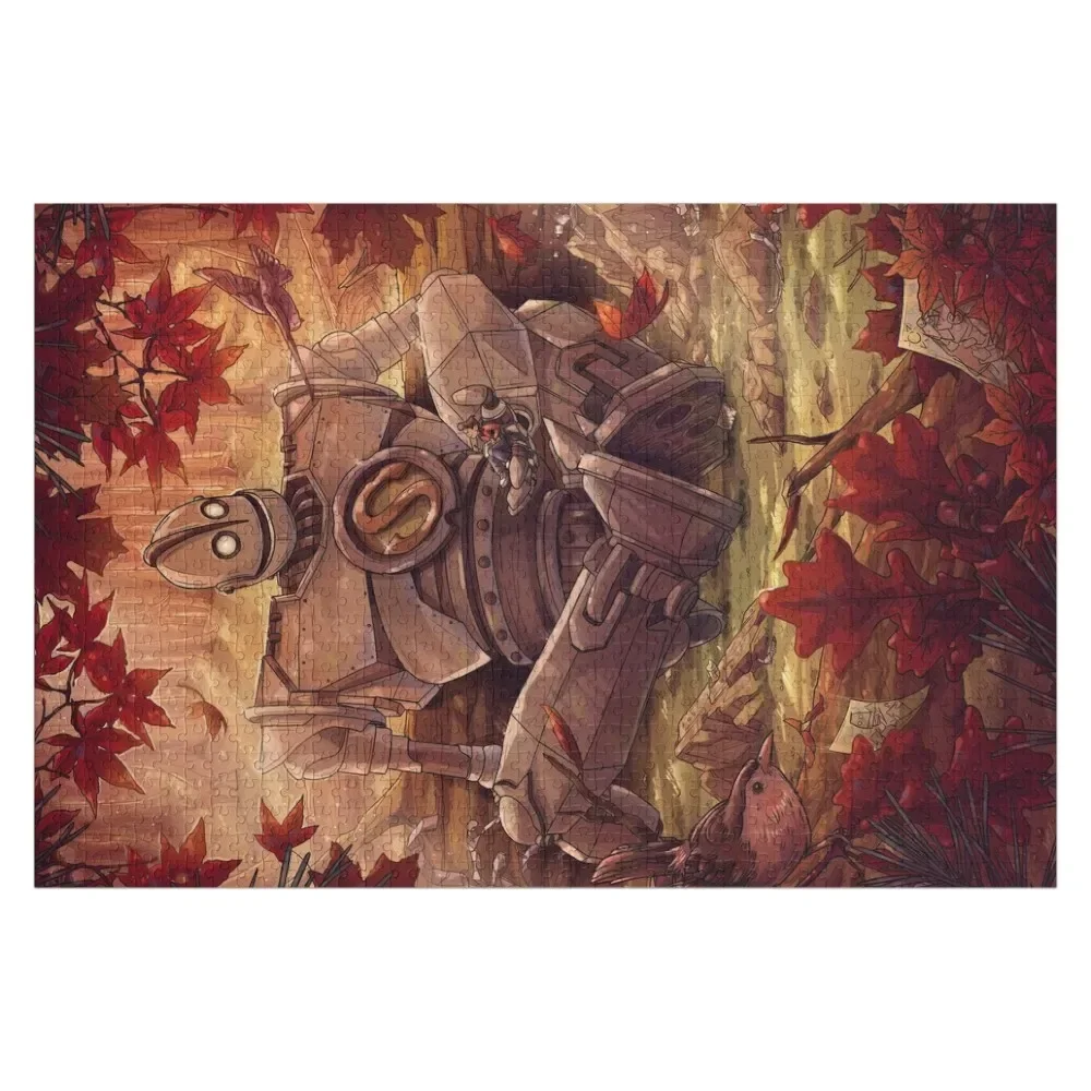 

Souls Don't Die Iron Giant Fan Art Jigsaw Puzzle Custom Wood Custom Jigsaw Customized Picture Puzzle