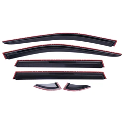 Window Wind Guards Kit Deflector Door Visor Rain Guard For Toyota RAV4 2019 2020 2021 2022