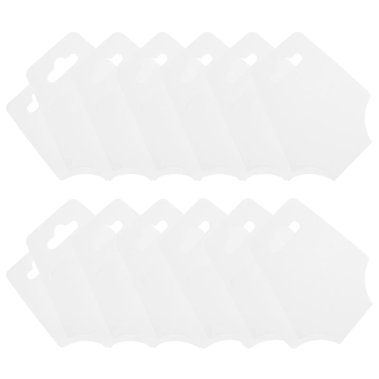 150Pcs Foldable Necklace Display Cards Elastic Band Secure Jewelry Packaging Supplies Natural Texture Hanging Tags for Earrings