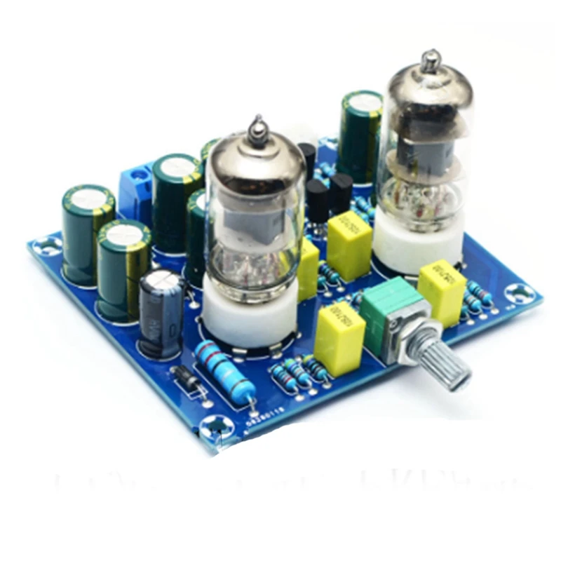 2X AC 12V 1A 6J1 nilai Preamp tabung Amplifier papan Preamplifier Headphone DIY kit