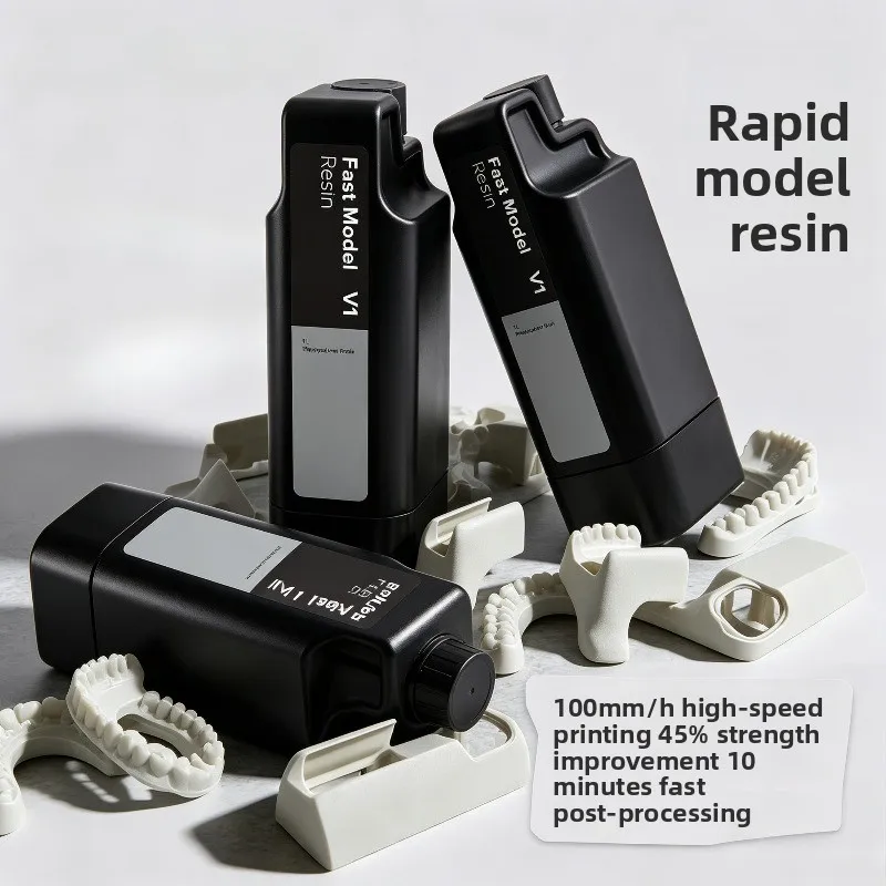 1L High Speed Model Photopolymer Resin Compatible with Form 4 SLA 3D Printer Engineering & General Purpose Printing