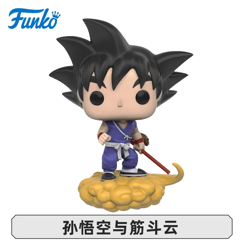 ของแท้ Edition FUNKO POP Dragon Ball: Goku กับ Flying Nimbus อะนิเมะ Action ตกแต่งเครื่องประดับของเล่นสะสม