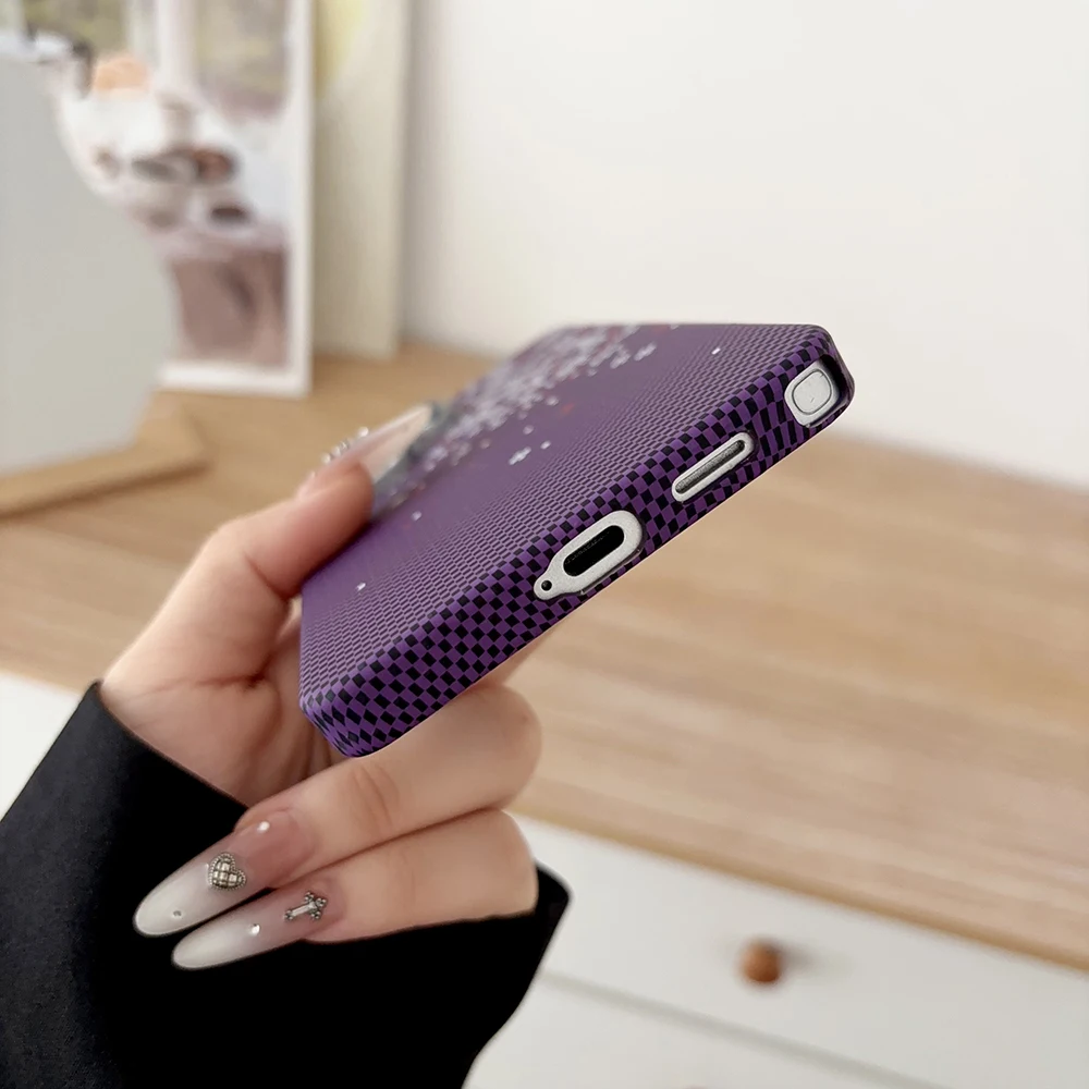 Luxuriöse Kevlar-Kohlefaser-Magnetische Kabellose Ladehülle für Magsafe für Samsung Galaxy S24 S25 S26 Ultra Stoßfeste PC-Hülle – Detail 13