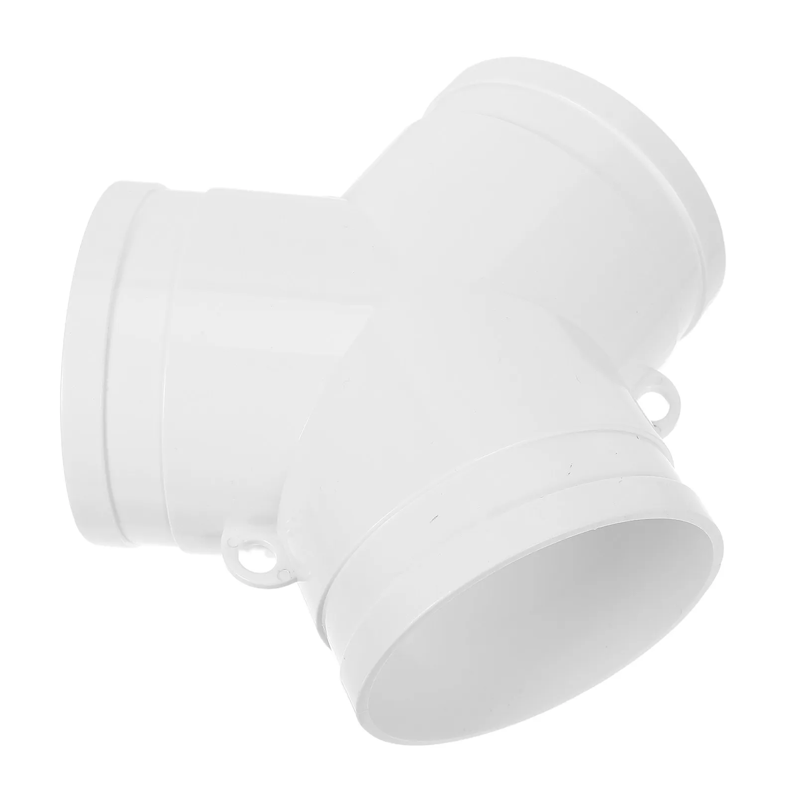 Y Shape Duct Splitter 3-Way Plastic Air Vent Hose Connector for Ventilation Systems Kitchen Vent Pipe Dryer Exhaust Fan Adapter
