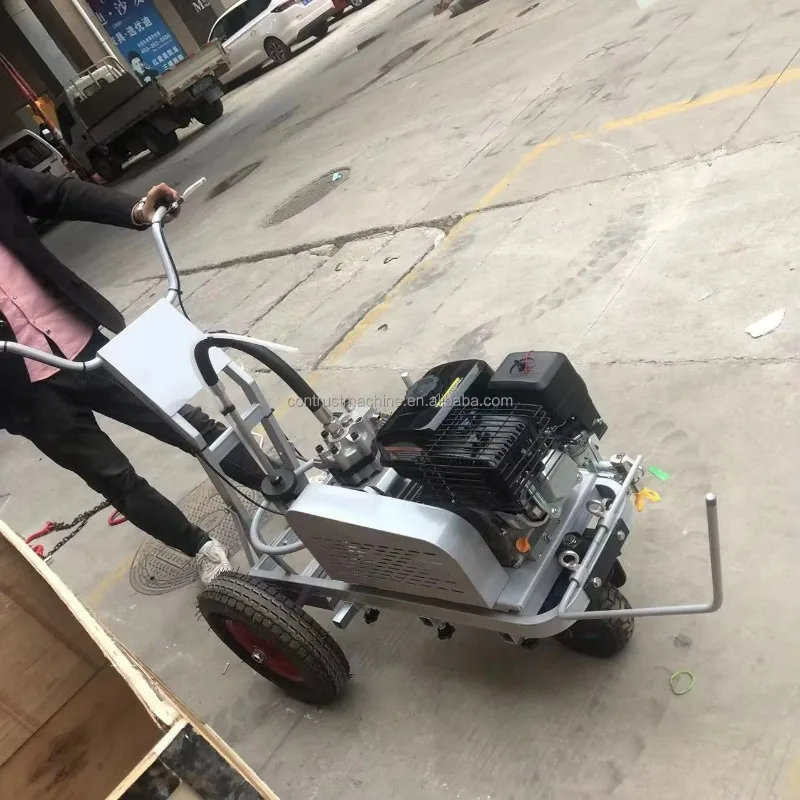 Cold Spray Road Marking Machine Hand Push Cold Spray Marking Machine Road Line Painting Adjustable Nozzle 50 600m Customized