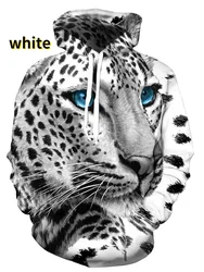 2023 Fashion Animal 3D Graphic Tiger/lion 3D Print Hoodies Fashion Casual Long Sleeved Pullover Sweatshirts