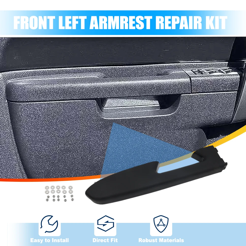 

Front Left Driver Side Armrest Repair Kit For Chevrolet Silverado GMC Sierra 1500 2500 3500 2010-2014 22818467 22822910 23402966