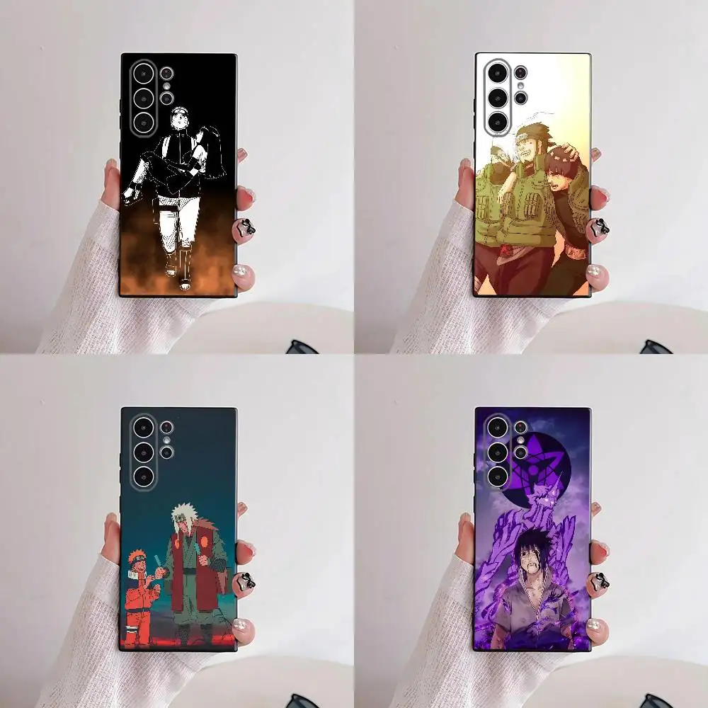 Hot Anime Naruto Phone Case For Samsung S25,S24,S21,S22,S23,S30,Ultra,S20,Plus,Fe,Lite,5G Black Cover
