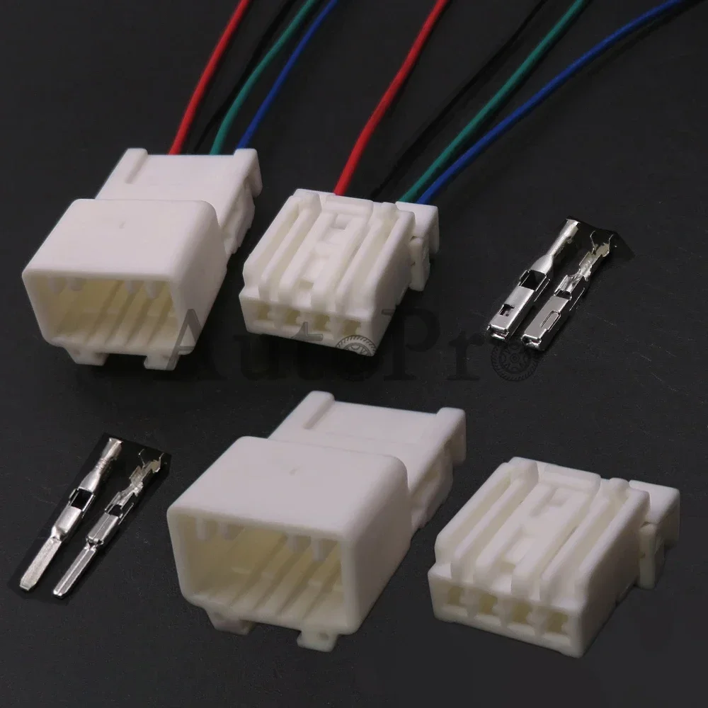 

1 Set 4 Hole AC Assembly Automobile Electrical Connector 6098-4073 6098-4902 Car Wiring Terminal Socket Auto Accessories