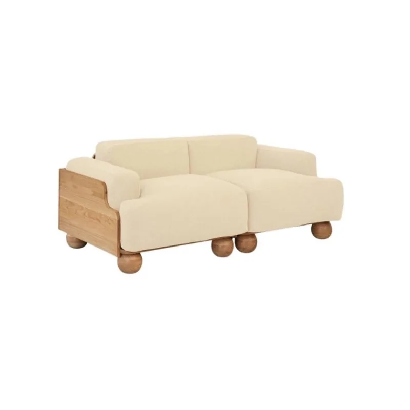 Combination sofa coffee table, double sofa, reading table area, leisure seat