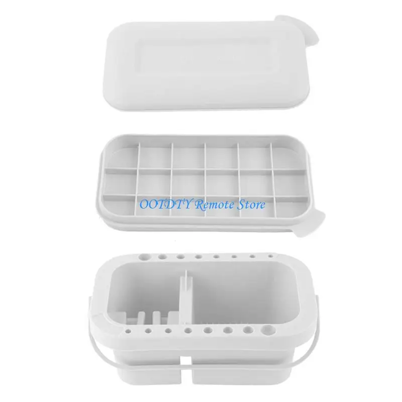 3 in 1 Pennello per Artista Lavatrice Detergente Pennelli Pennello per Pittura Artistica Vasca per Pennelli per Bacino