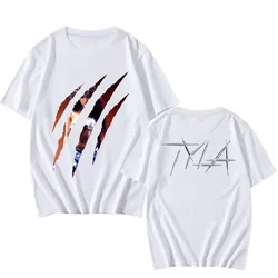 Tyla T-shirt for Spring/Summer Vintage High Quality Tee-shirt Short Sleeve Hip Hop O-neck Tshirt Ropa Mujer Gothic Punk Clothes