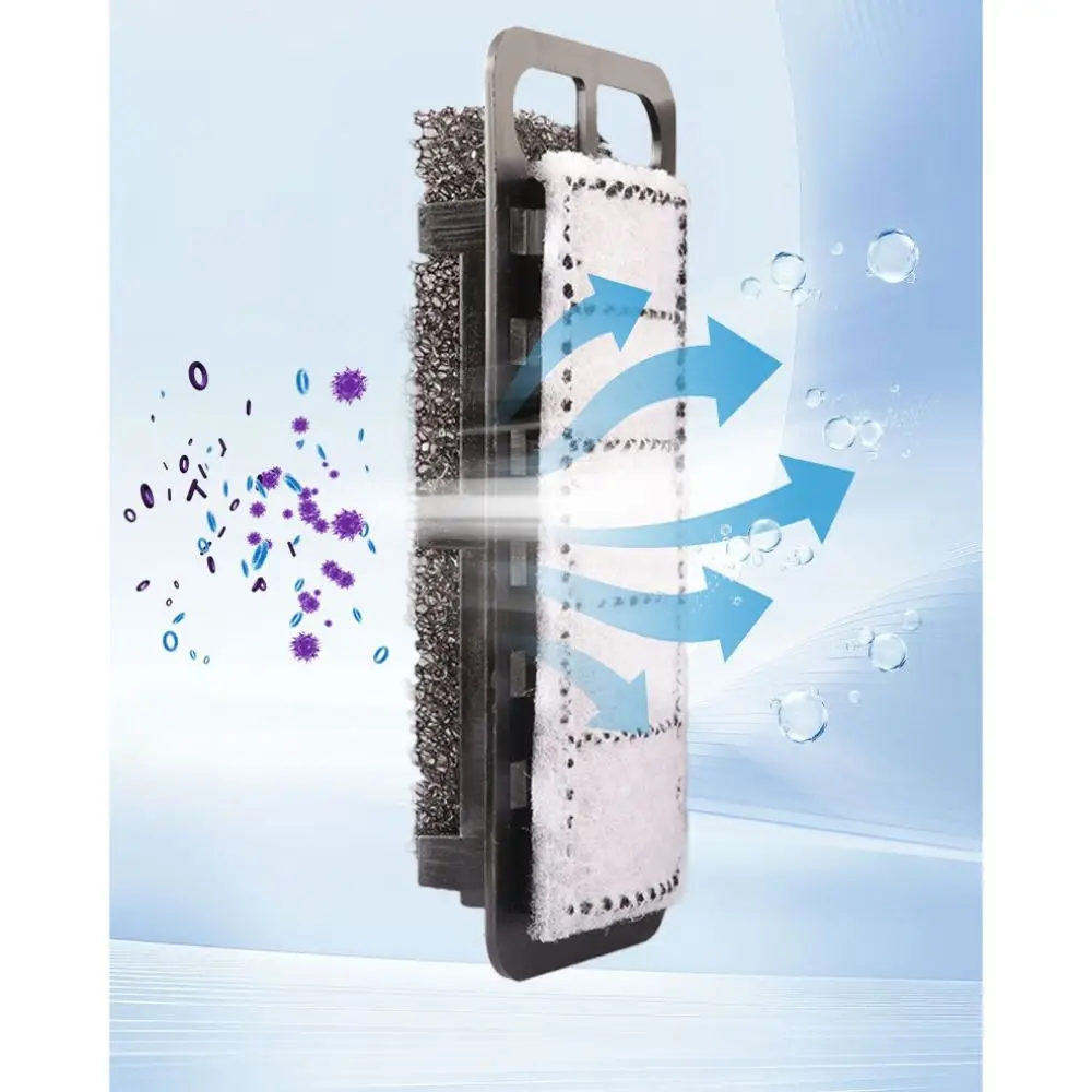 3pcs Water Purification Aquarium Intake Filter Adsorb Impurities Remove Odor Filter Cartridges Fish Tank Filtration