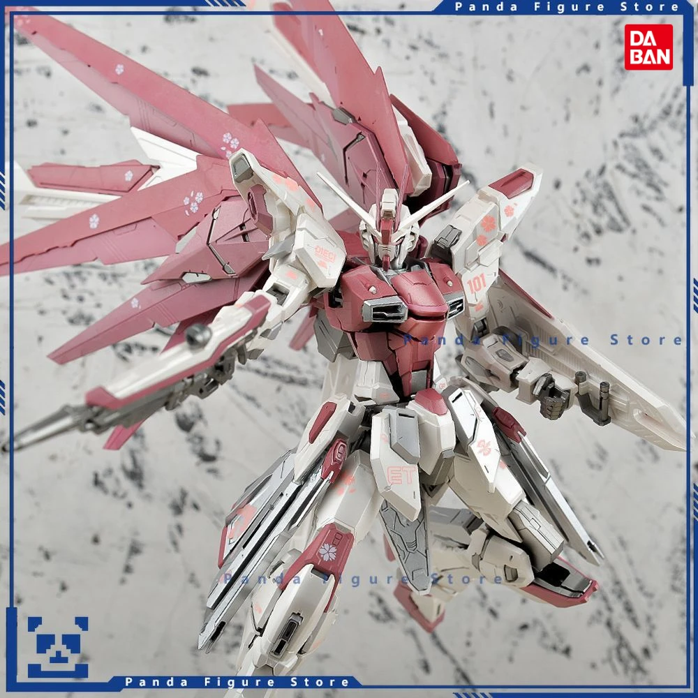 

MG 1/100 6650 Sakura Pink Freedom Gundam 2.0 Spray Color Change Action Figure Boys Toy Mecha Model Anime Gift Assembly Kit