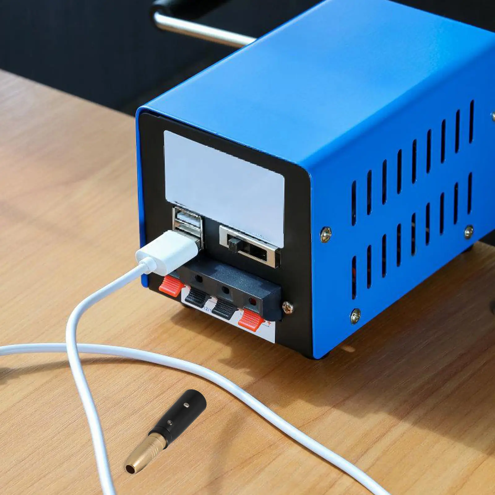 

2Pcs 6.35mm to Xlr Adapter High Quality Material Trs to Xlr 3-Pin Connector Microphone Plug Durable Gold Plated