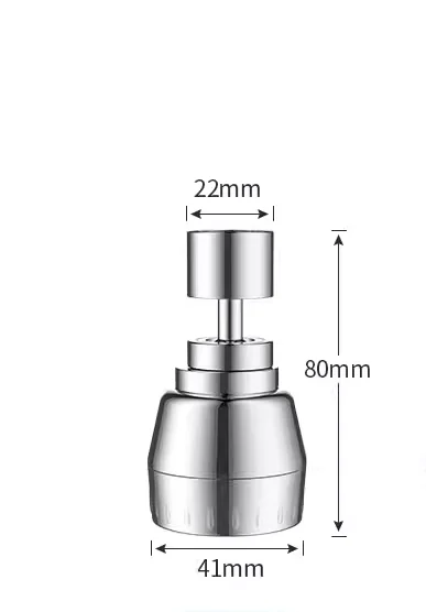 Compatible Water Nozzle 360 Degree Rotatable Splash Proof Faucet Extender With 3 Home Improvement Hardware Parts For Home