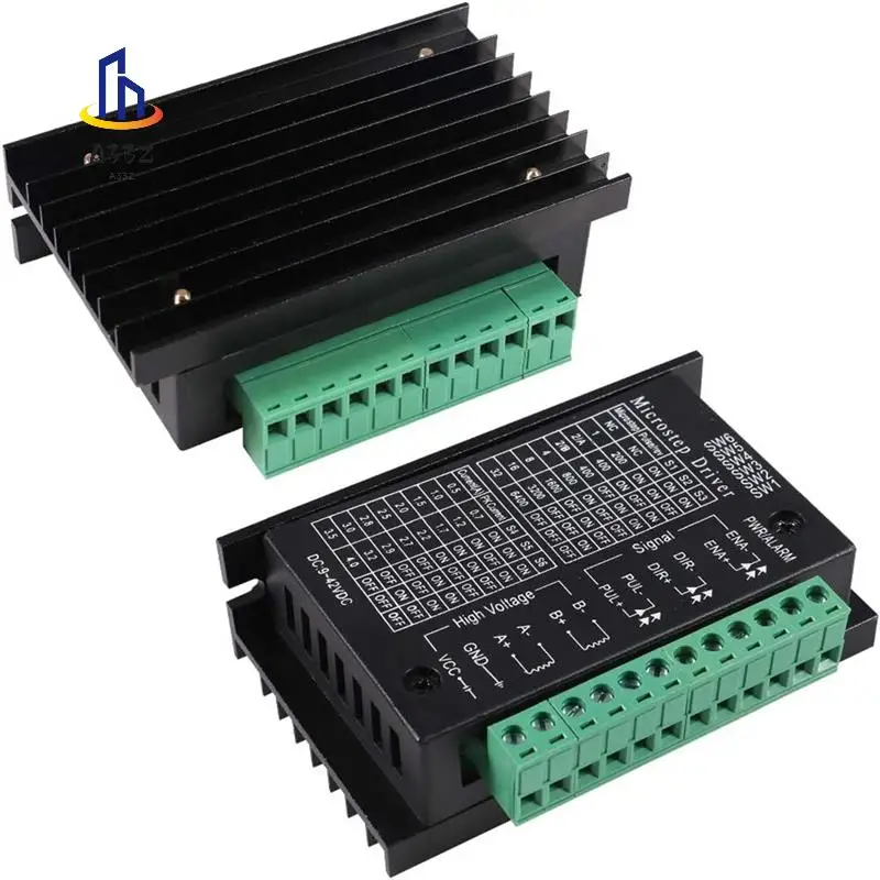 

A33Z-TB6600 Драйверы шагового двигателя, 4 шт., 4 А, контроллер шагового драйвера, цифровой мини-шаговый драйвер с ЧПУ для шагового двигателя 42/57/86