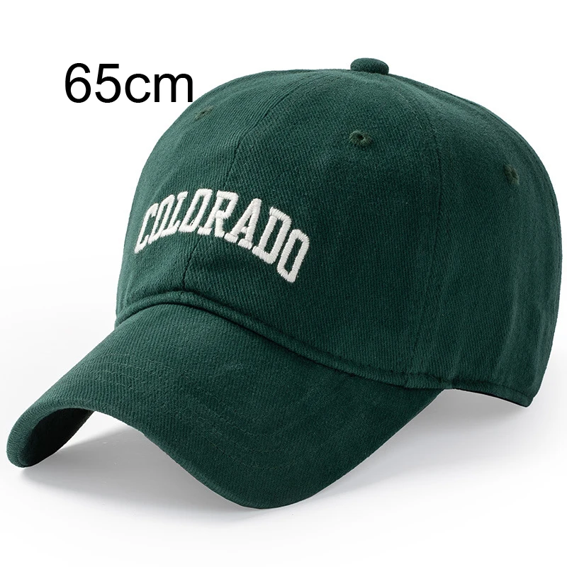 Big Head Letter Baseball Caps for Men 55-60cm 60-65cm Man Large Size Sport Hats Ladies Soft Cotton Sun Cap